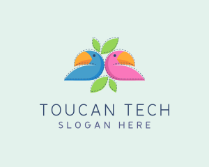 Toucan Bird Toy logo design