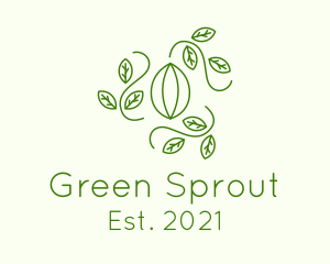 Green Leaf Seedling logo