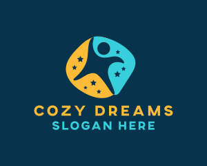 Human Star Dream logo design