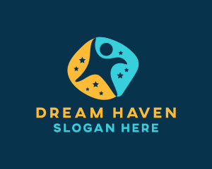 Human Star Dream logo design