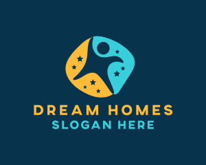 Human Star Dream logo design