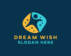 Human Star Dream logo design