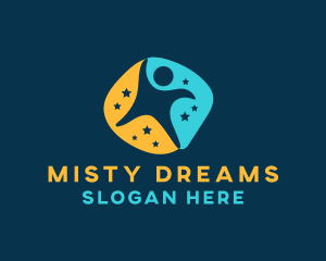 Human Star Dream logo design