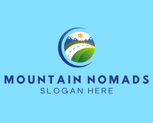 Mountain Road Travel logo design