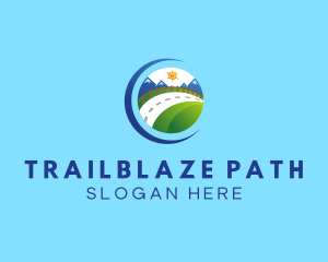 Mountain Road Travel logo design