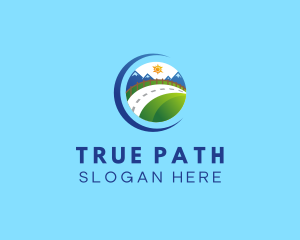 Mountain Road Travel logo design