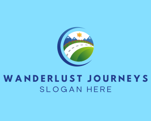 Mountain Road Travel logo design