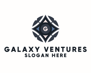 Sci Fi Star Spacecraft logo design