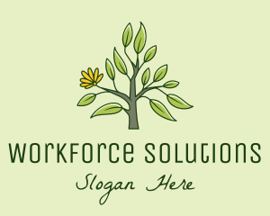 Carnation Flower Plant  logo design