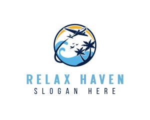 Vacation Travel Beach logo