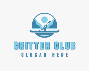 Athletic Kayaking League logo design