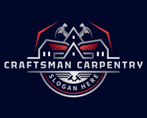 Hammer Carpenter Painter logo design