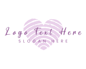 Purple Heart Script logo