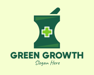 Green Cross Healing logo design