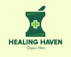 Green Cross Healing logo design