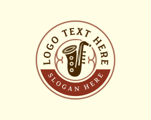 Saxophone Musical Band logo