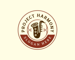 Saxophone Musical Band logo