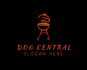 Smoked Barbecue Grill logo design