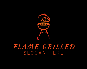 Smoked Barbecue Grill logo design