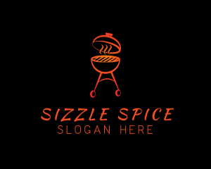 Smoked Barbecue Grill logo design