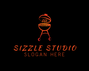 Smoked Barbecue Grill logo design