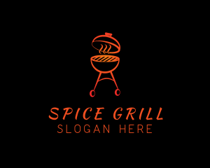 Smoked Barbecue Grill logo design