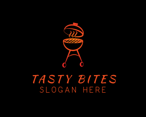 Smoking Barbecue Grill logo