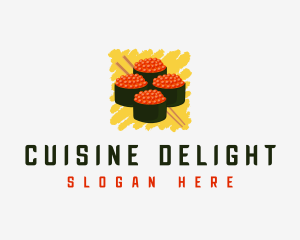 Gunkan Sushi Roll logo design