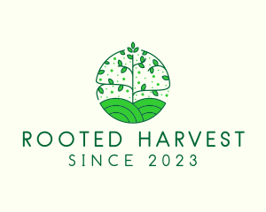 Tree Farm Sustainability Agriculture  logo design