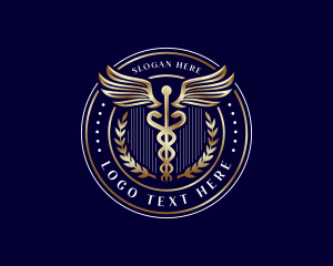 Caduceus Wreath Healthcare logo