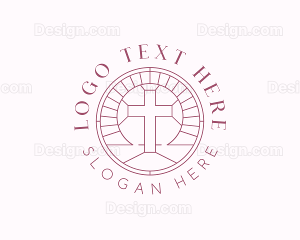 Religious Christian Cross Logo