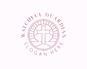 Religious Christian Cross Logo