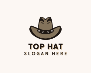 Western Cowboy Hat logo design