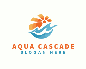 Summer Ocean Resort logo design