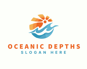 Summer Ocean Resort logo design