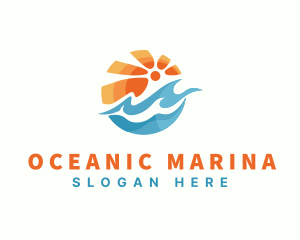 Summer Ocean Resort logo design