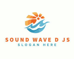 Summer Ocean Resort logo design