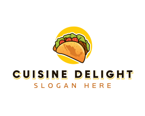 Mexican Taco Food logo design