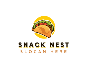 Mexican Taco Food logo design