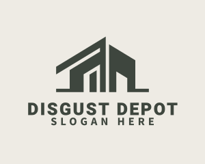 Warehouse Industrial Building logo design