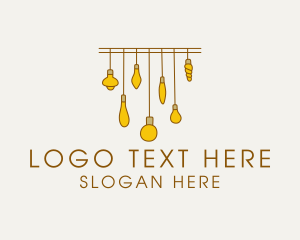 Decorative Light Bulb Logo