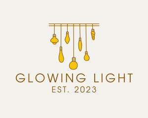 Decorative Light Bulb logo design