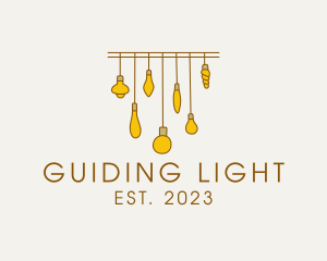 Decorative Light Bulb logo design