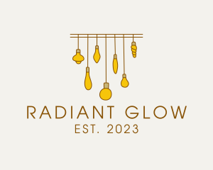 Decorative Light Bulb logo design