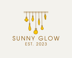 Decorative Light Bulb logo design