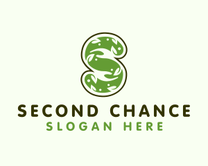 Nature Hands Letter S logo design