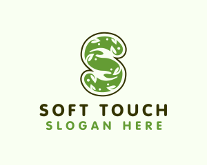 Nature Hands Letter S logo design