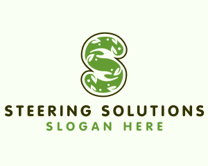 Nature Hands Letter S logo design