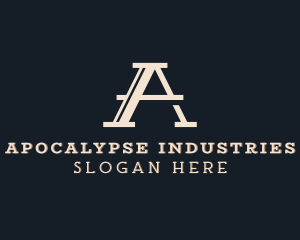 Industrial Construction Contractor logo design