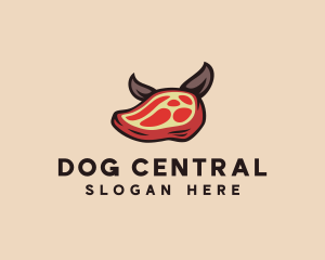 Pork Steak Dog logo design